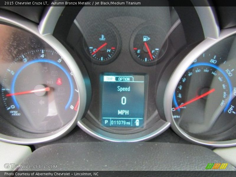 Autumn Bronze Metallic / Jet Black/Medium Titanium 2015 Chevrolet Cruze LT