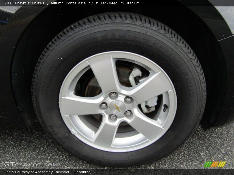 Autumn Bronze Metallic / Jet Black/Medium Titanium 2015 Chevrolet Cruze LT