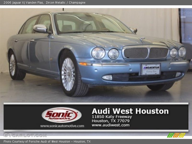 Zircon Metallic / Champagne 2006 Jaguar XJ Vanden Plas
