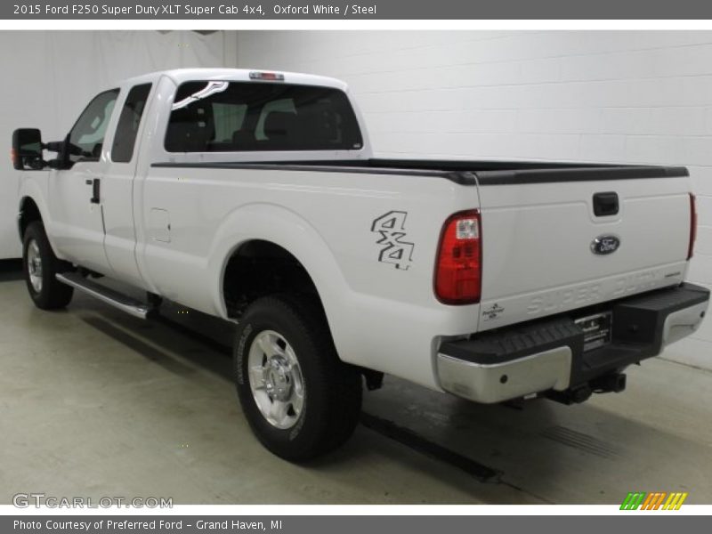 Oxford White / Steel 2015 Ford F250 Super Duty XLT Super Cab 4x4