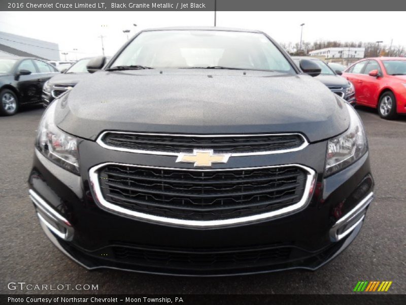 Black Granite Metallic / Jet Black 2016 Chevrolet Cruze Limited LT
