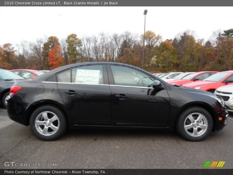 Black Granite Metallic / Jet Black 2016 Chevrolet Cruze Limited LT