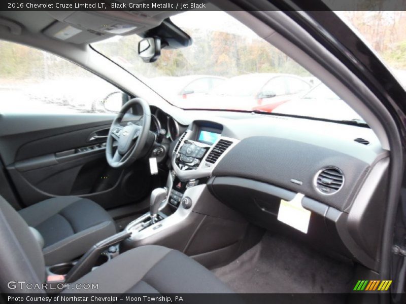 Black Granite Metallic / Jet Black 2016 Chevrolet Cruze Limited LT