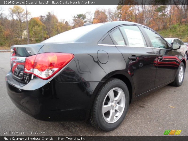 Black Granite Metallic / Jet Black 2016 Chevrolet Cruze Limited LT