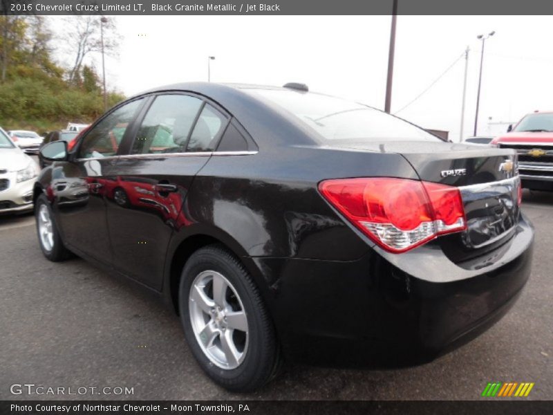 Black Granite Metallic / Jet Black 2016 Chevrolet Cruze Limited LT