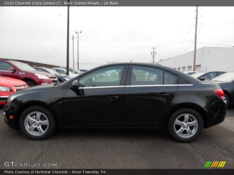 Black Granite Metallic / Jet Black 2016 Chevrolet Cruze Limited LT