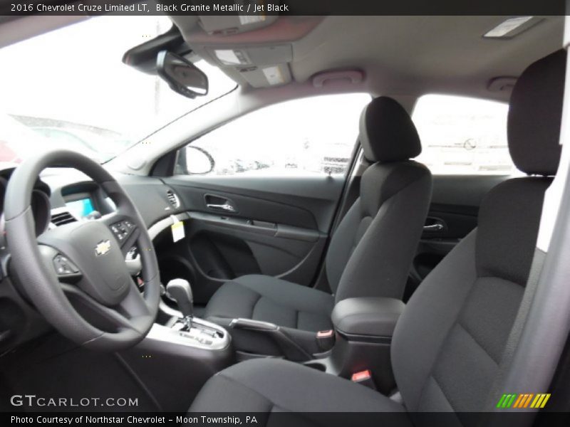 Black Granite Metallic / Jet Black 2016 Chevrolet Cruze Limited LT