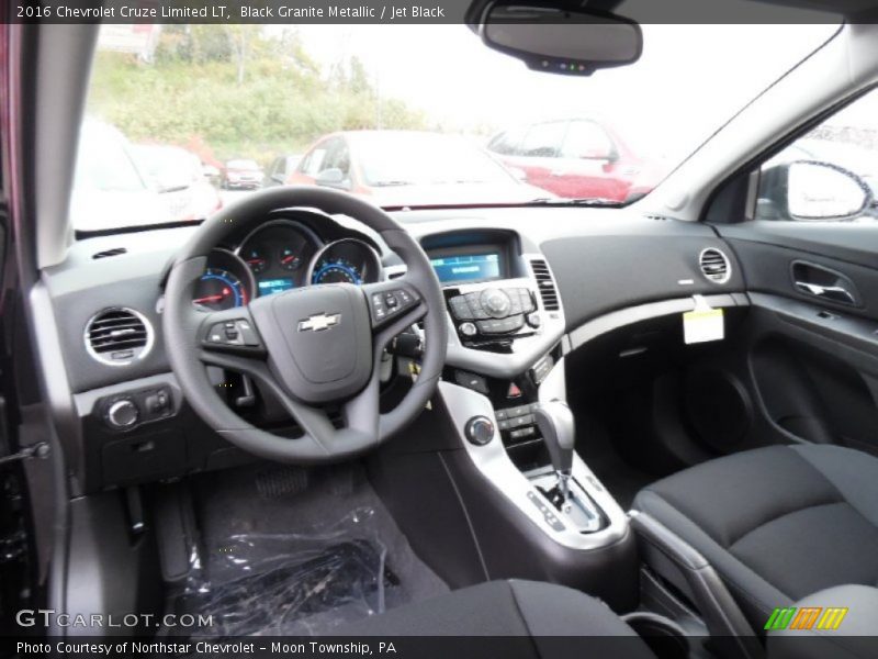 Black Granite Metallic / Jet Black 2016 Chevrolet Cruze Limited LT
