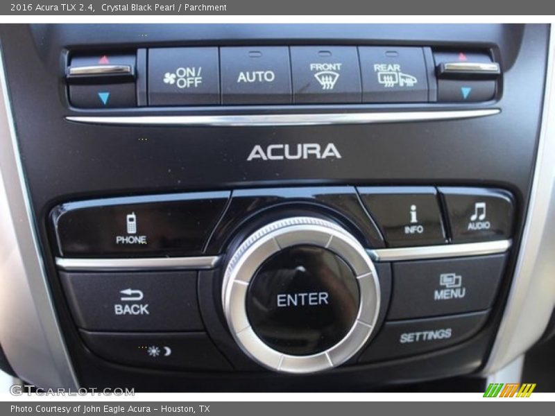 Controls of 2016 TLX 2.4