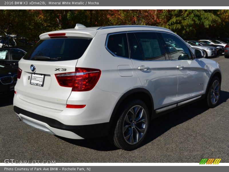 Mineral White Metallic / Mocha 2016 BMW X3 xDrive28i