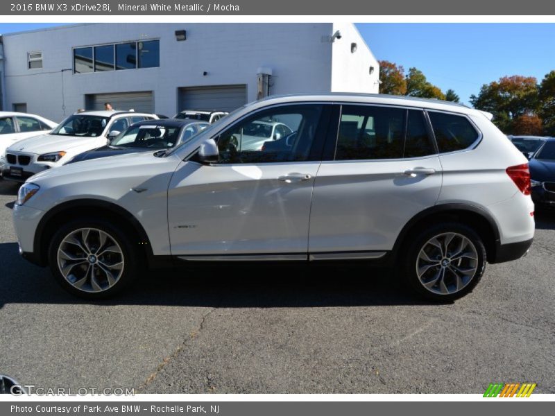 Mineral White Metallic / Mocha 2016 BMW X3 xDrive28i