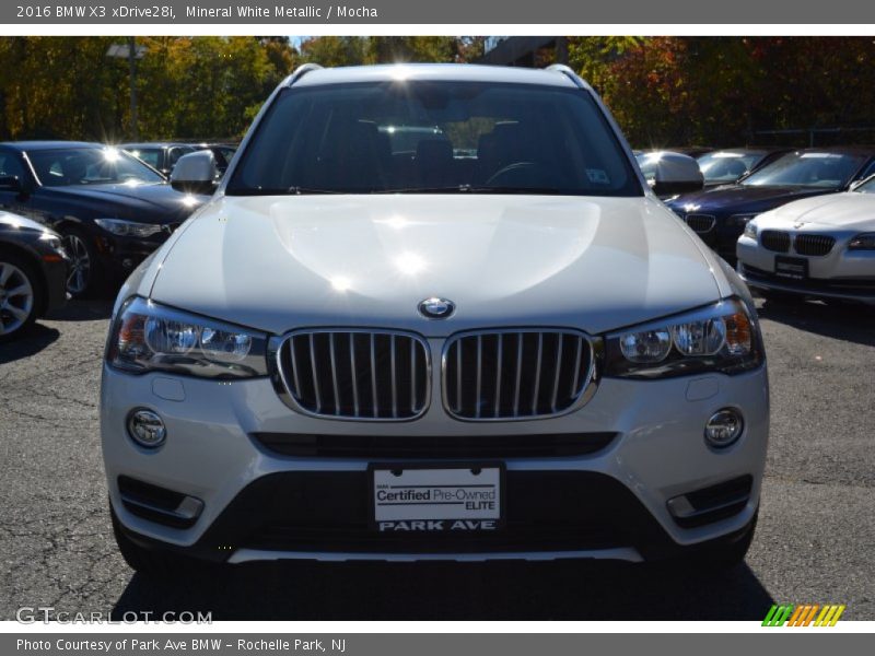 Mineral White Metallic / Mocha 2016 BMW X3 xDrive28i