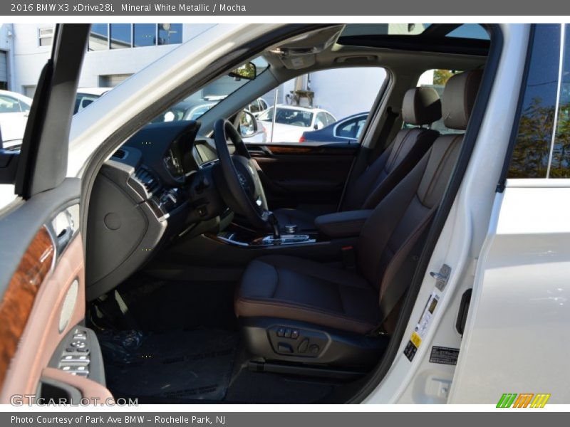 Mineral White Metallic / Mocha 2016 BMW X3 xDrive28i