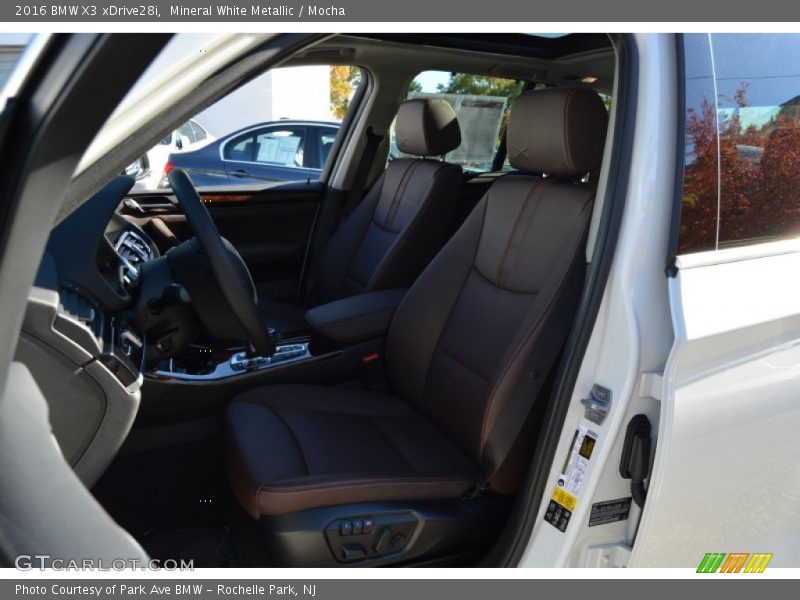 Mineral White Metallic / Mocha 2016 BMW X3 xDrive28i