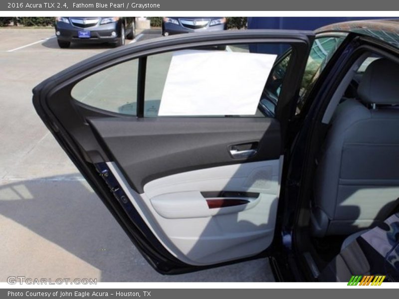 Fathom Blue Pearl / Graystone 2016 Acura TLX 2.4