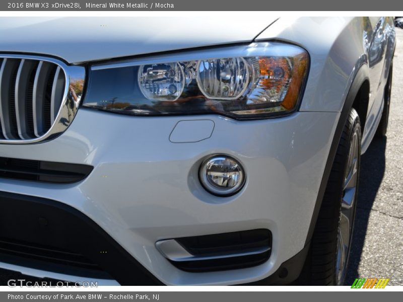 Mineral White Metallic / Mocha 2016 BMW X3 xDrive28i