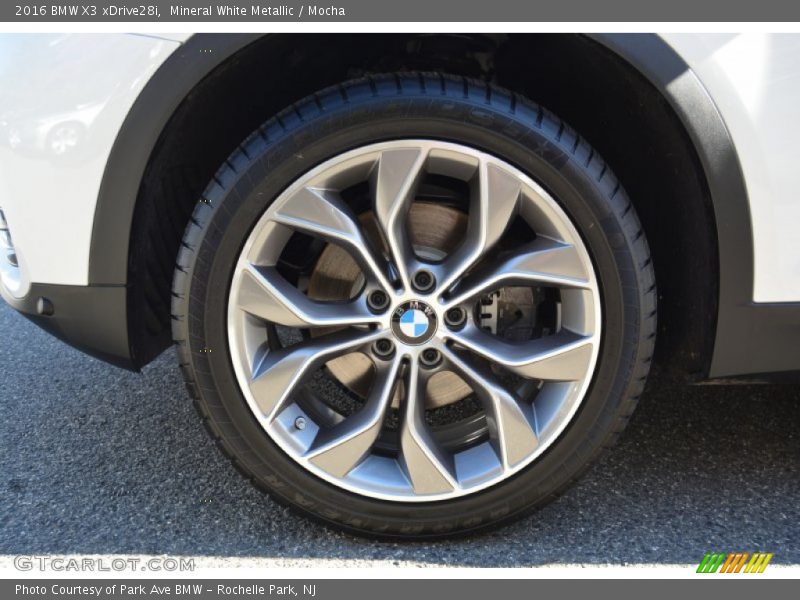 Mineral White Metallic / Mocha 2016 BMW X3 xDrive28i