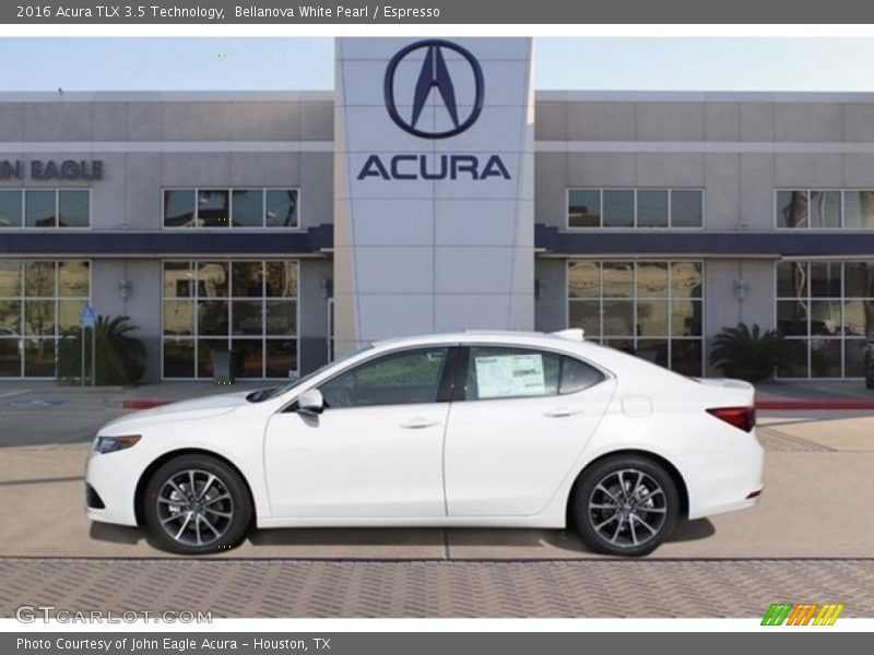 Bellanova White Pearl / Espresso 2016 Acura TLX 3.5 Technology