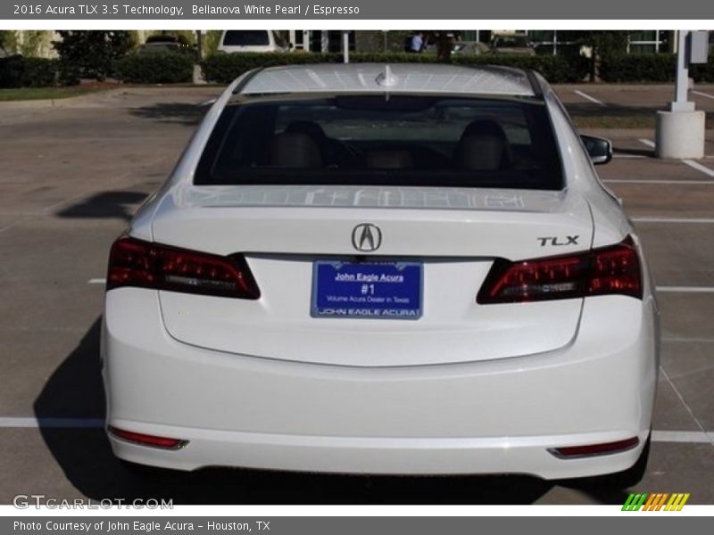 Bellanova White Pearl / Espresso 2016 Acura TLX 3.5 Technology