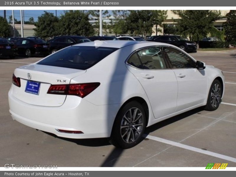 Bellanova White Pearl / Espresso 2016 Acura TLX 3.5 Technology