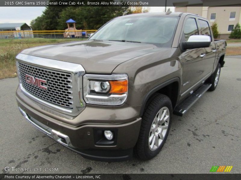 Bronze Alloy Metallic / Cocoa/Dune 2015 GMC Sierra 1500 Denali Crew Cab 4x4