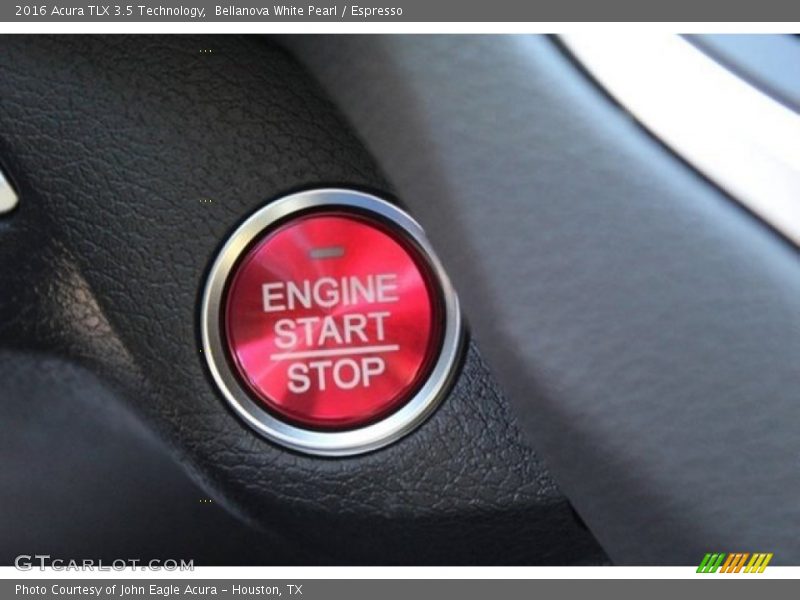 Controls of 2016 TLX 3.5 Technology