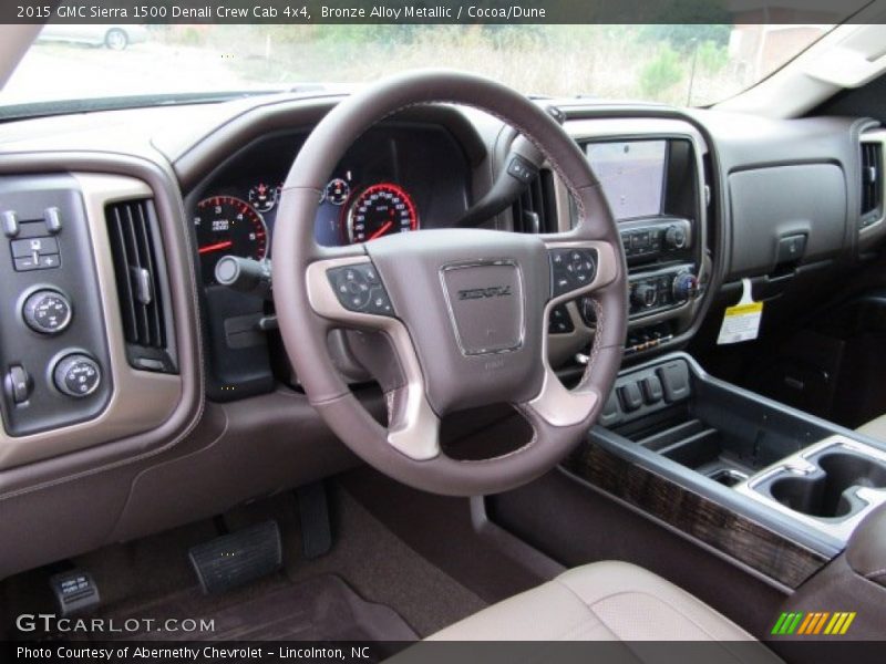 Bronze Alloy Metallic / Cocoa/Dune 2015 GMC Sierra 1500 Denali Crew Cab 4x4