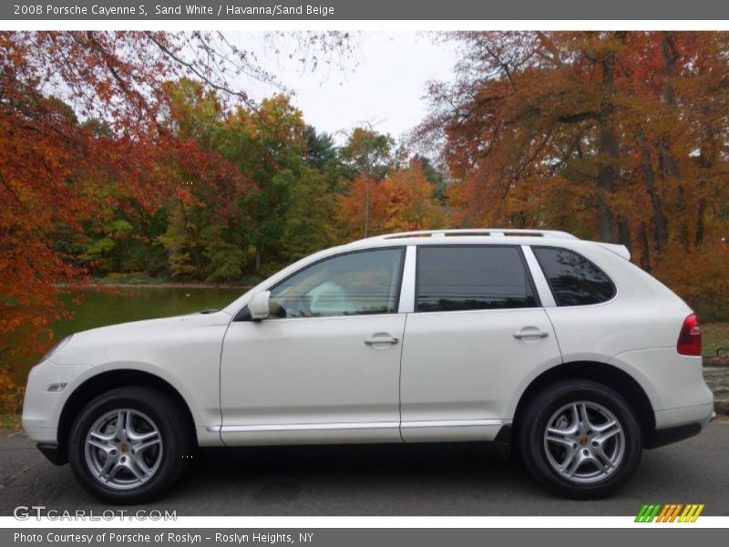 Sand White / Havanna/Sand Beige 2008 Porsche Cayenne S