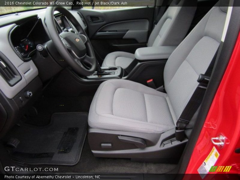  2016 Colorado WT Crew Cab Jet Black/Dark Ash Interior