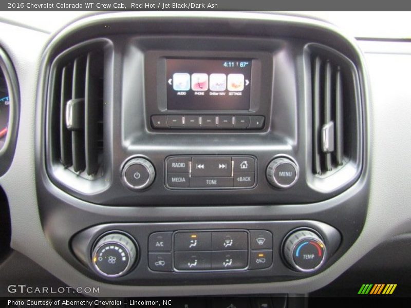 Controls of 2016 Colorado WT Crew Cab