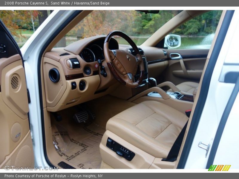 Sand White / Havanna/Sand Beige 2008 Porsche Cayenne S