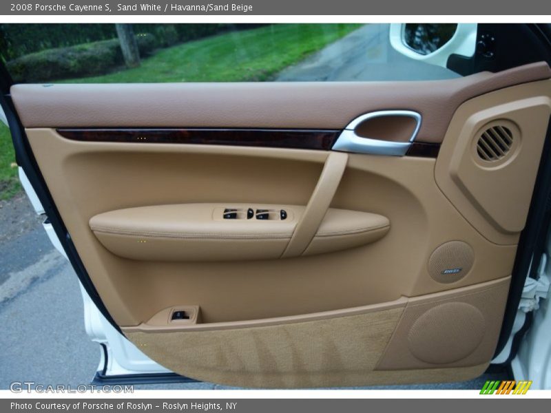 Sand White / Havanna/Sand Beige 2008 Porsche Cayenne S