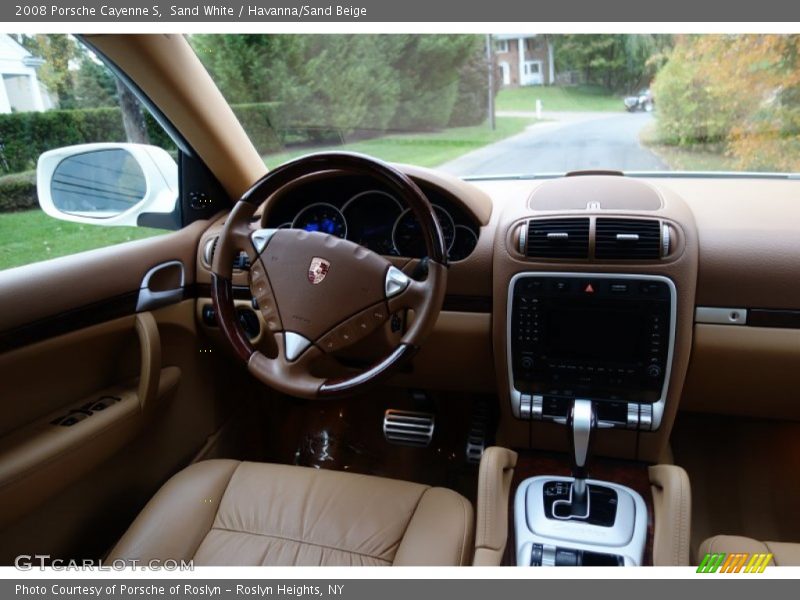 Sand White / Havanna/Sand Beige 2008 Porsche Cayenne S