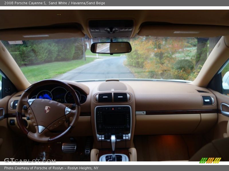 Sand White / Havanna/Sand Beige 2008 Porsche Cayenne S