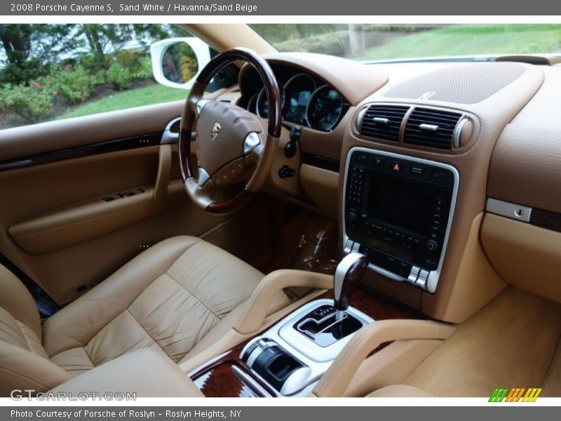 Sand White / Havanna/Sand Beige 2008 Porsche Cayenne S