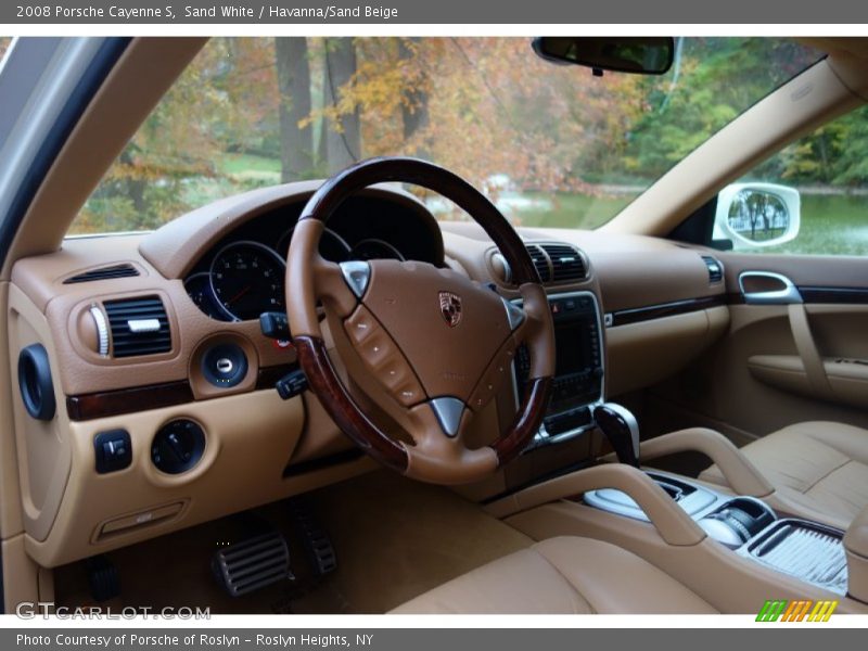 Sand White / Havanna/Sand Beige 2008 Porsche Cayenne S