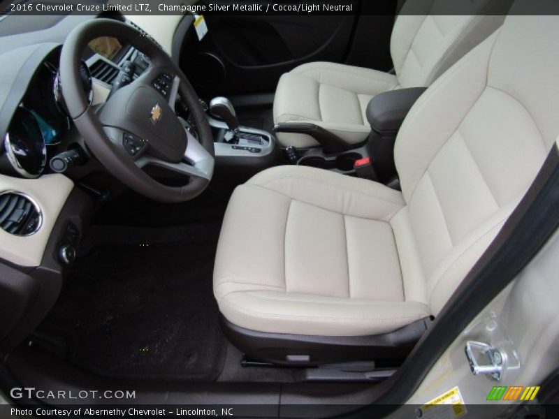 Champagne Silver Metallic / Cocoa/Light Neutral 2016 Chevrolet Cruze Limited LTZ