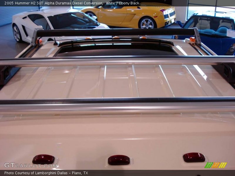 White / Ebony Black 2005 Hummer H2 SUT Alpha Duramax Diesel Conversion