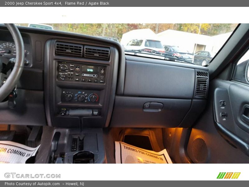 Flame Red / Agate Black 2000 Jeep Cherokee Sport 4x4