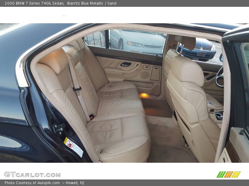 Biarritz Blue Metallic / Sand 2000 BMW 7 Series 740iL Sedan