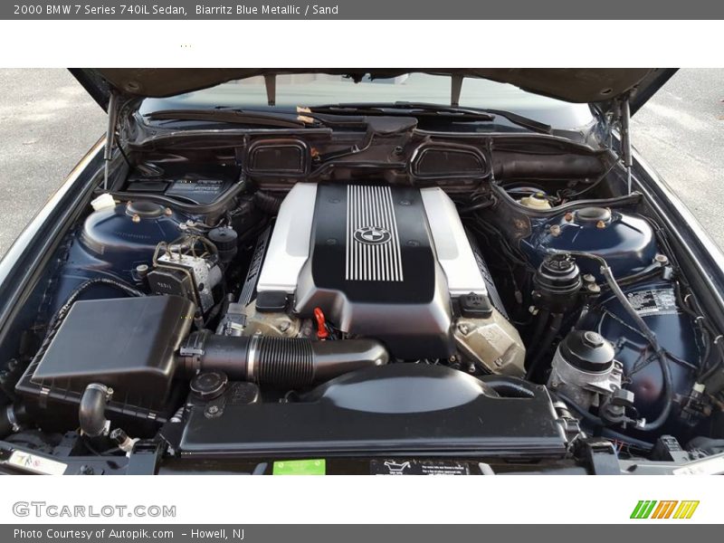 Biarritz Blue Metallic / Sand 2000 BMW 7 Series 740iL Sedan