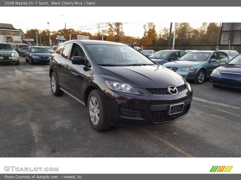Black Cherry Mica / Sand 2008 Mazda CX-7 Sport