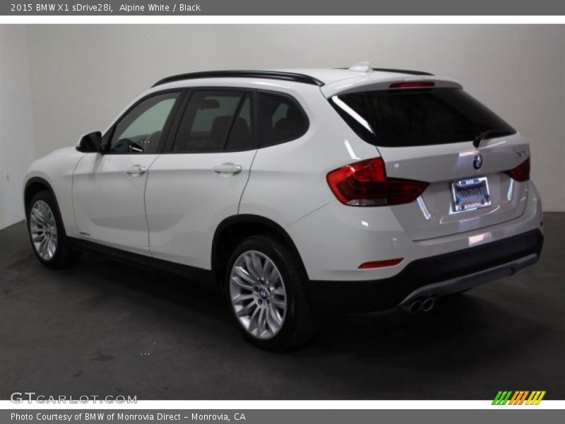 Alpine White / Black 2015 BMW X1 sDrive28i