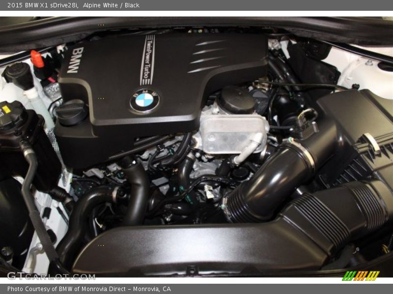 Alpine White / Black 2015 BMW X1 sDrive28i