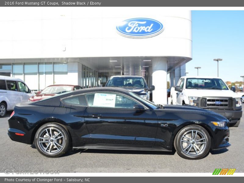 Shadow Black / Ebony 2016 Ford Mustang GT Coupe