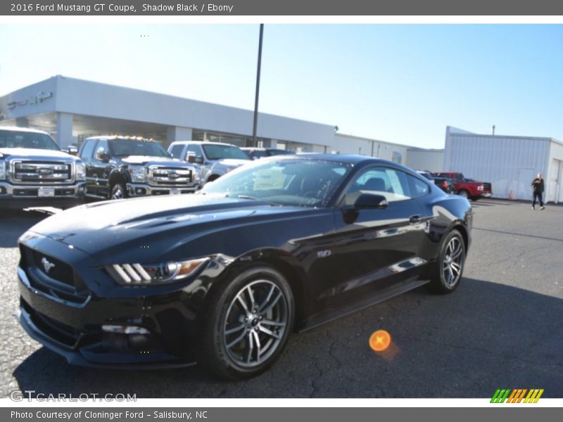 Shadow Black / Ebony 2016 Ford Mustang GT Coupe