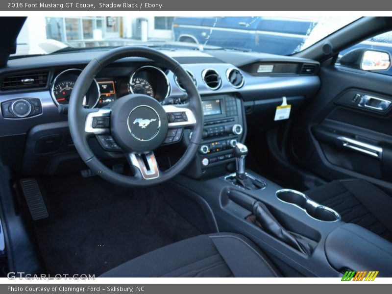 Shadow Black / Ebony 2016 Ford Mustang GT Coupe