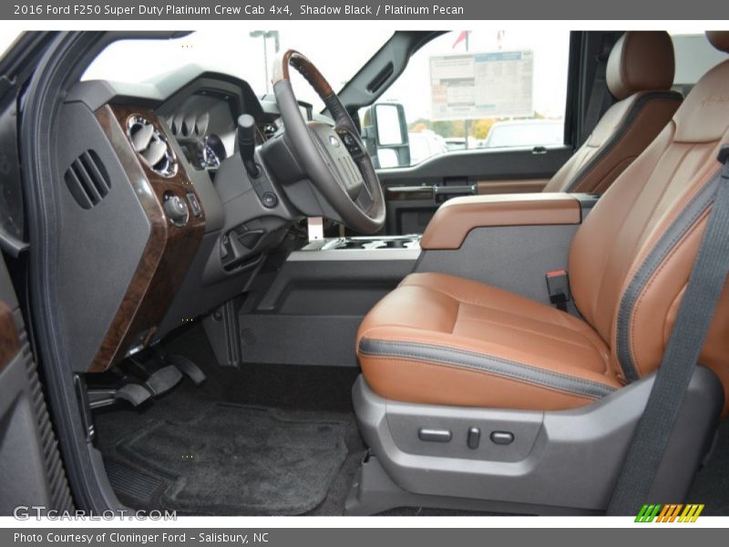 Shadow Black / Platinum Pecan 2016 Ford F250 Super Duty Platinum Crew Cab 4x4