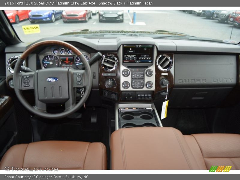Shadow Black / Platinum Pecan 2016 Ford F250 Super Duty Platinum Crew Cab 4x4