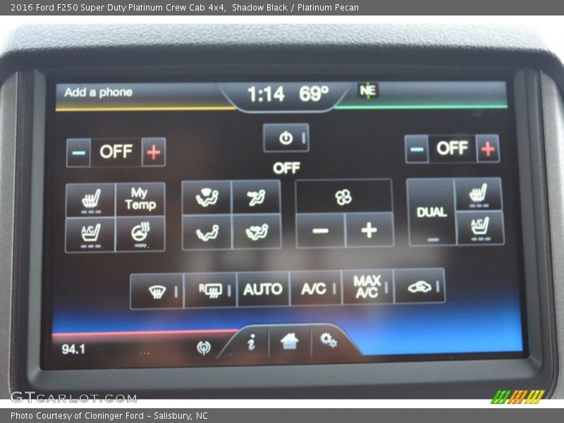 Shadow Black / Platinum Pecan 2016 Ford F250 Super Duty Platinum Crew Cab 4x4